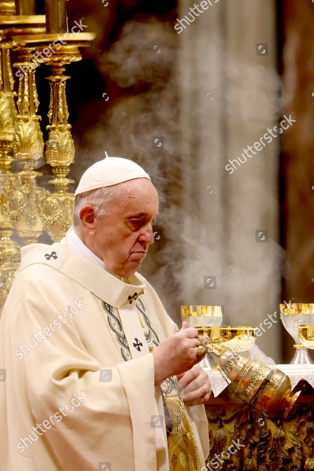 Pope Francis Ordains Two New Bishops Editorial Stock Photo - Stock ...