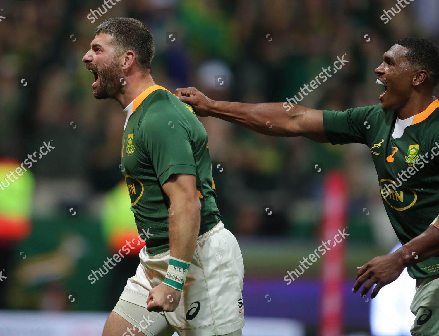 Willie Le Roux South Africa Celebrates Editorial Stock Photo Stock