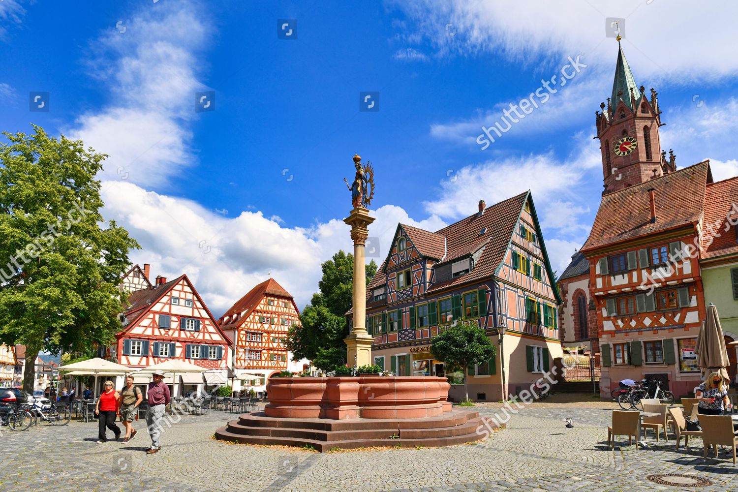 Ladenburg Germany July 2020 Historical City Editorial Stock Photo