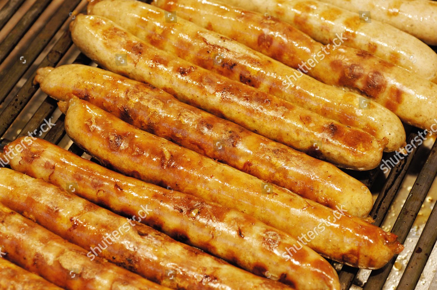 Kangaroo Sausages On Grill Sausage Made Editorial Stock Photo Stock