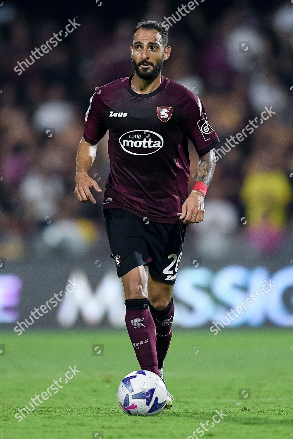 Grigoris Kastanos Us Salernitana 1919 During Editorial Stock Photo ...