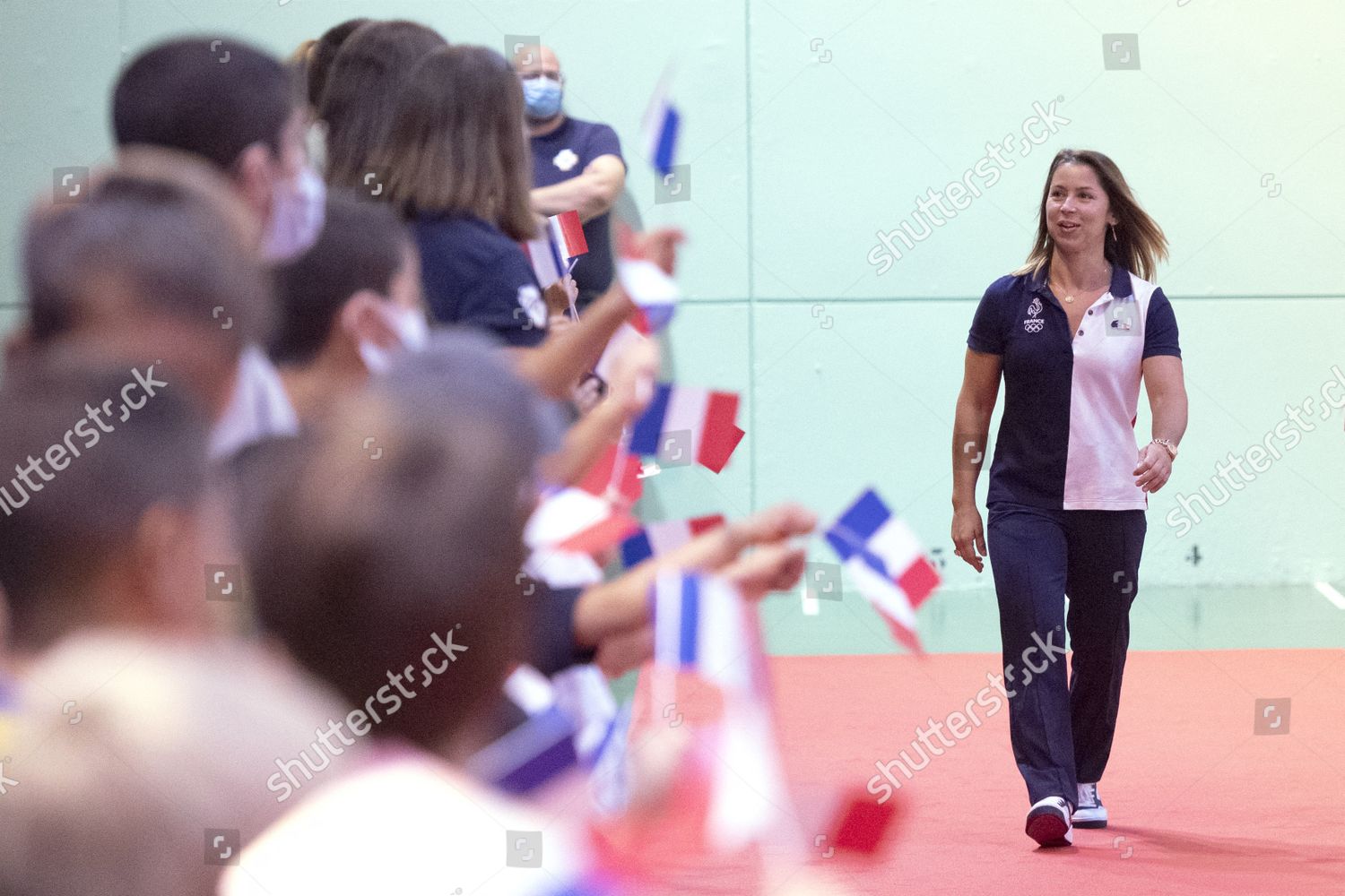 Anais Michel Attending Ceremony Organised By Editorial Stock Photo