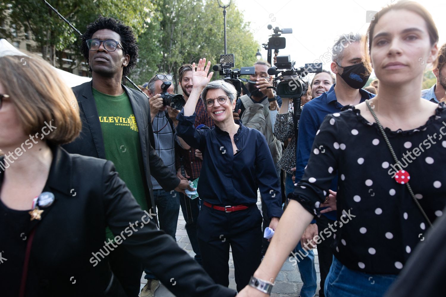 Candidate Eelv Green Party Primary Elections Editorial Stock Photo