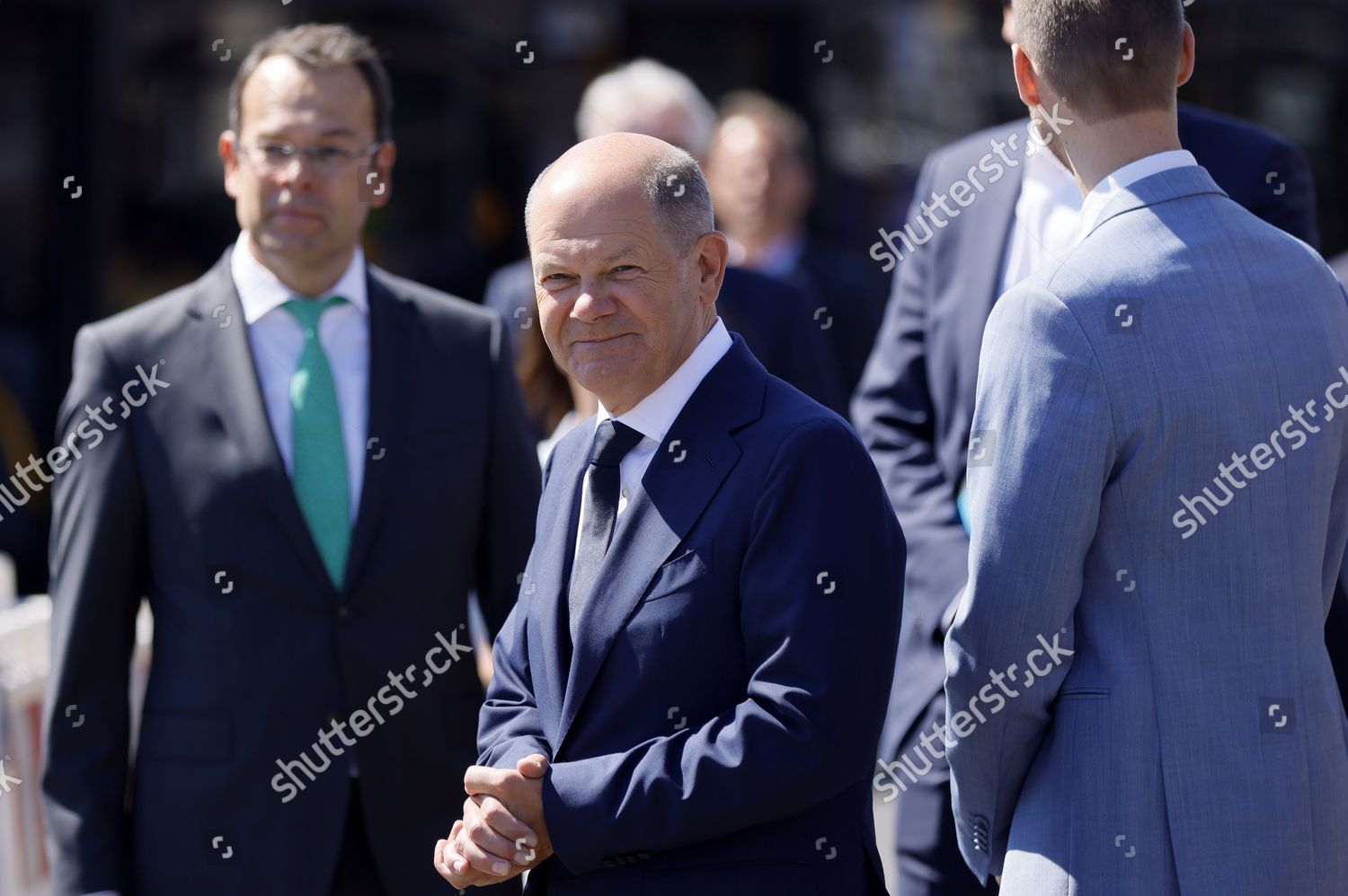 German Chancellor Olaf Scholz Arrives Visit Editorial Stock Photo ...