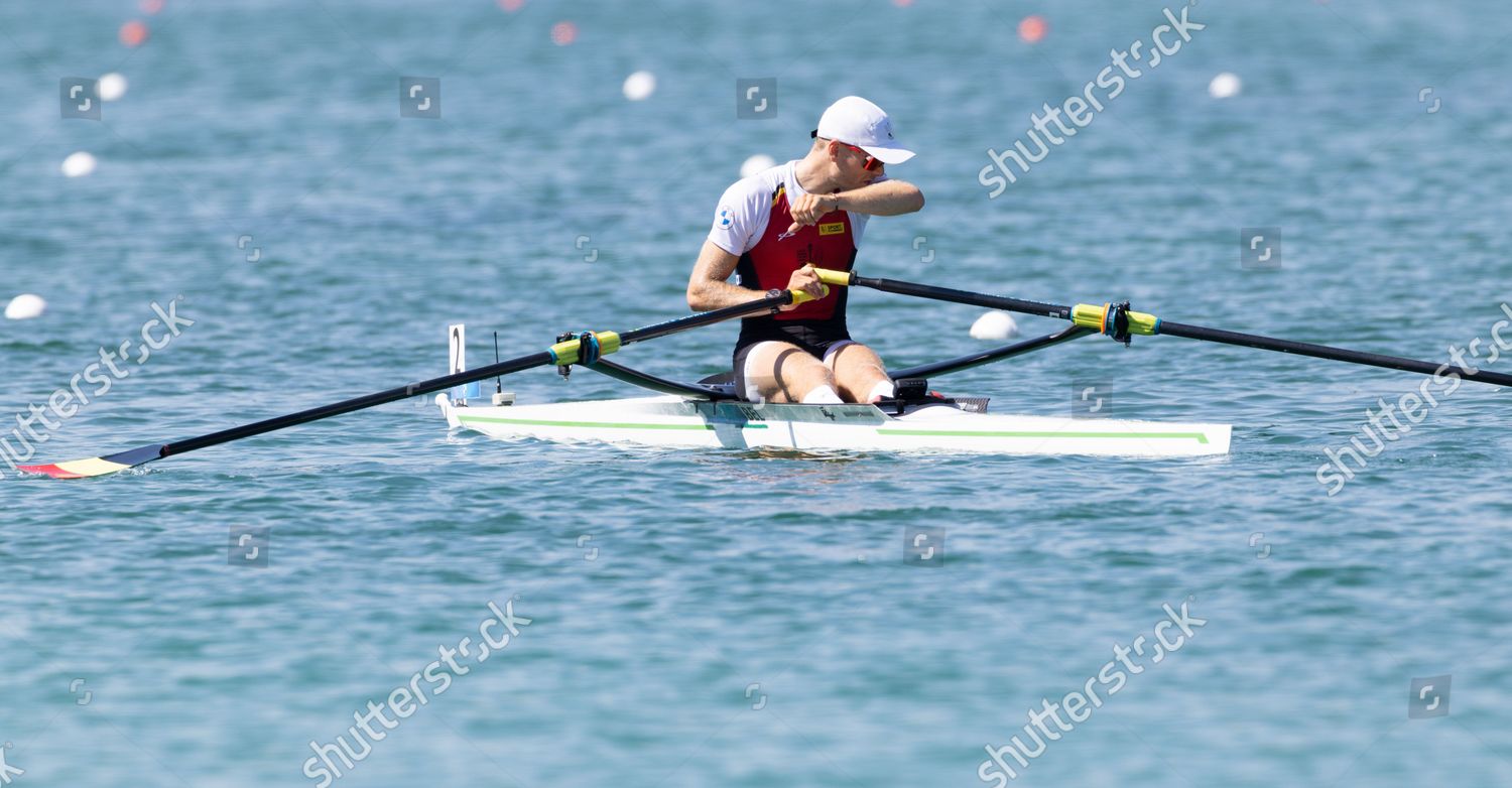 Belgian Marlon Colpaert Pictured Action During Editorial Stock Photo