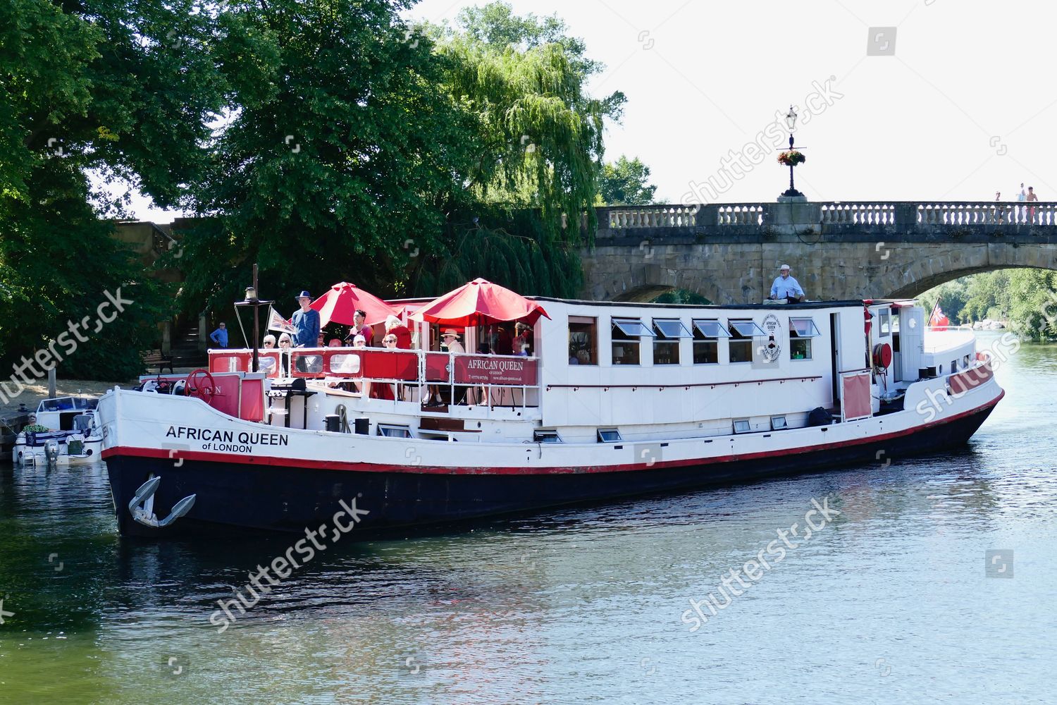 African Queen Hotel Boat Makes Way Editorial Stock Photo - Stock Image ...