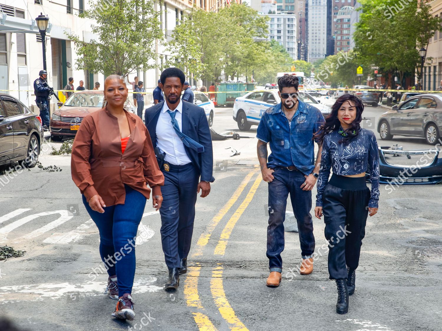 Queen Latifah Tory Kittles Adam Goldberg Editorial Stock Photo - Stock