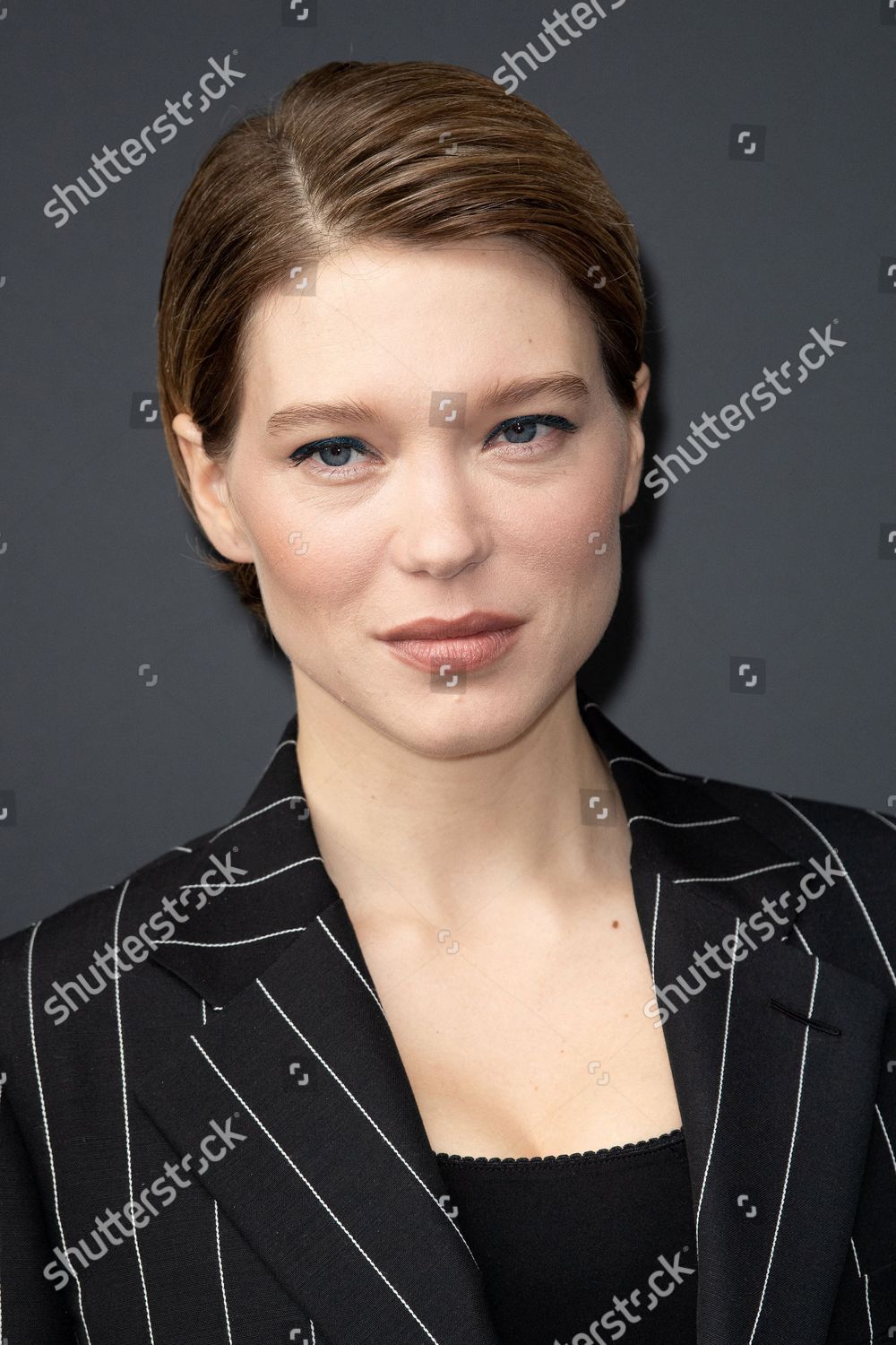 Lea Seydoux attending the photocall before the Louis Vuitton show