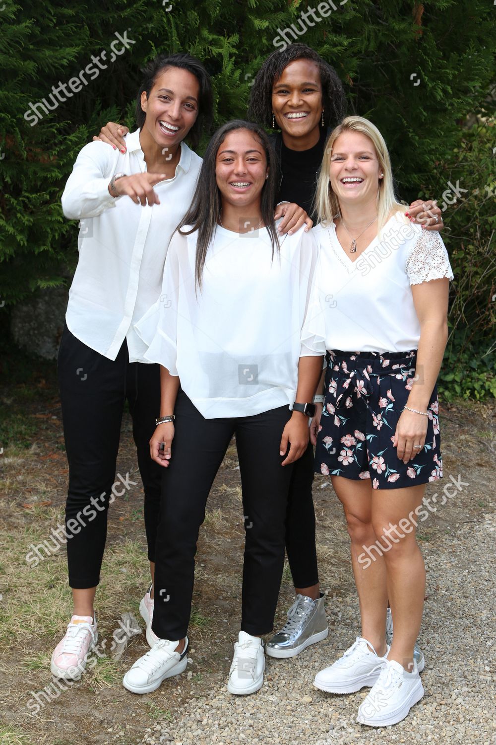 Sarah Bouhaddi Selma Bacha Wendie Renard Editorial Stock Photo - Stock ...