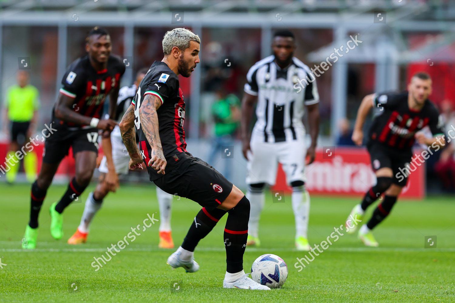 Theo Hernandez Ac Milan Kicking Penalty Editorial Stock Photo - Stock ...