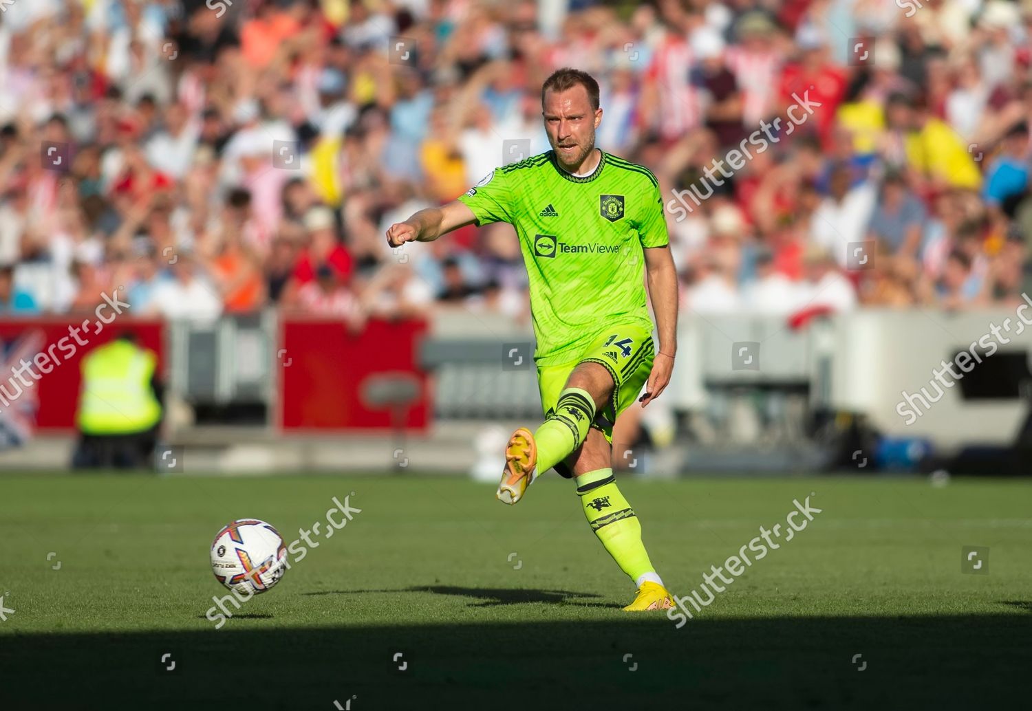 Christian Erikson Manchester United Action Editorial Stock Photo ...
