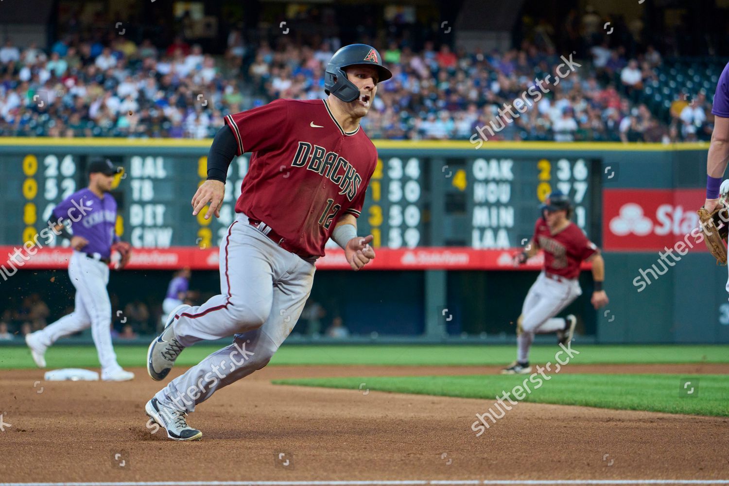 Arizona Right Fielder Dalton Varsho 12 Editorial Stock Photo - Stock ...