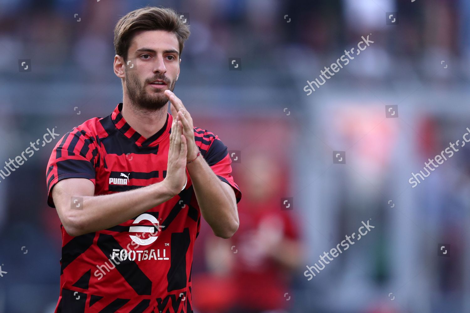 Matteo Gabbia Ac Milan During Warm Editorial Stock Photo - Stock Image ...