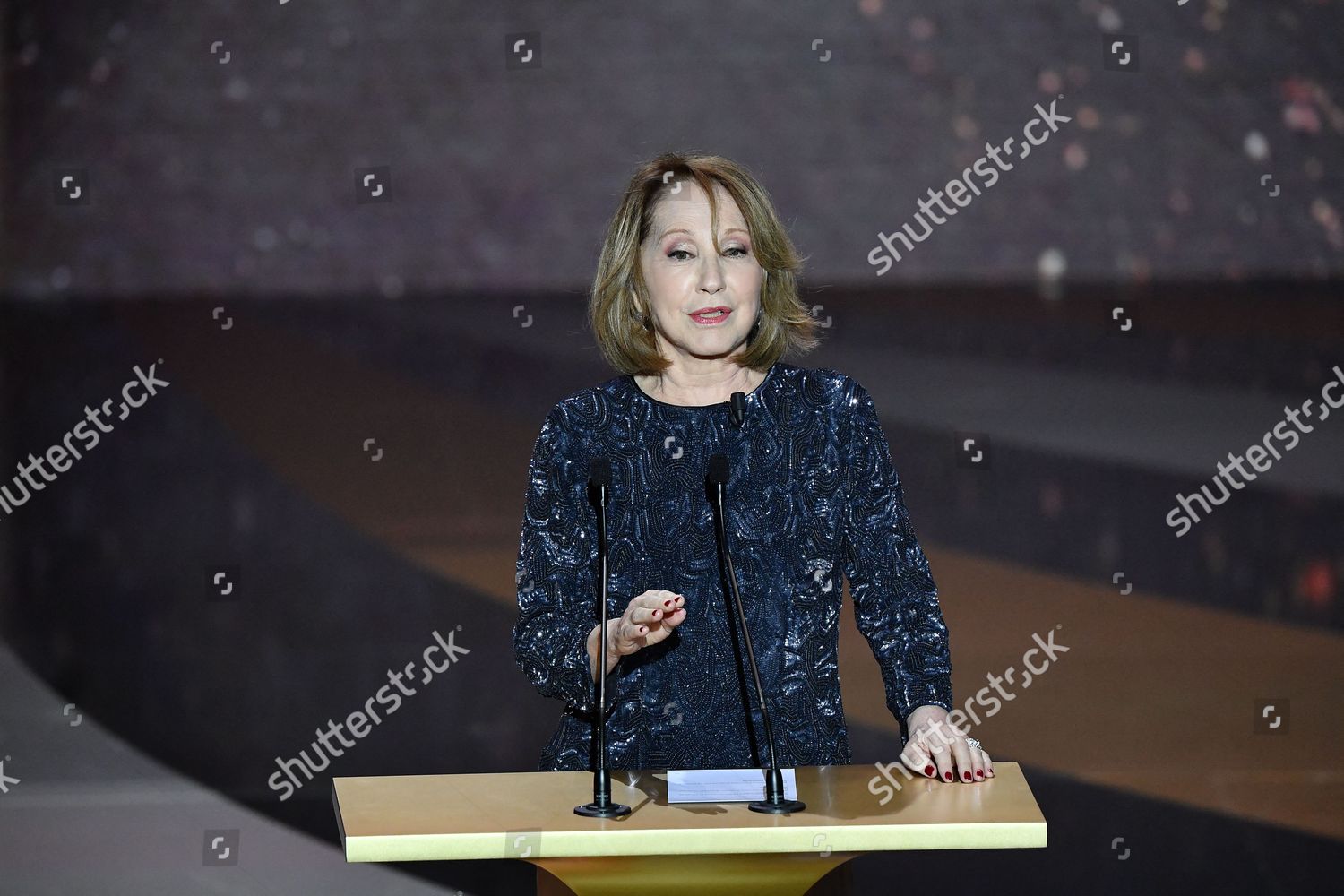 Nathalie Baye During 46th Edition Cesar Editorial Stock Photo - Stock
