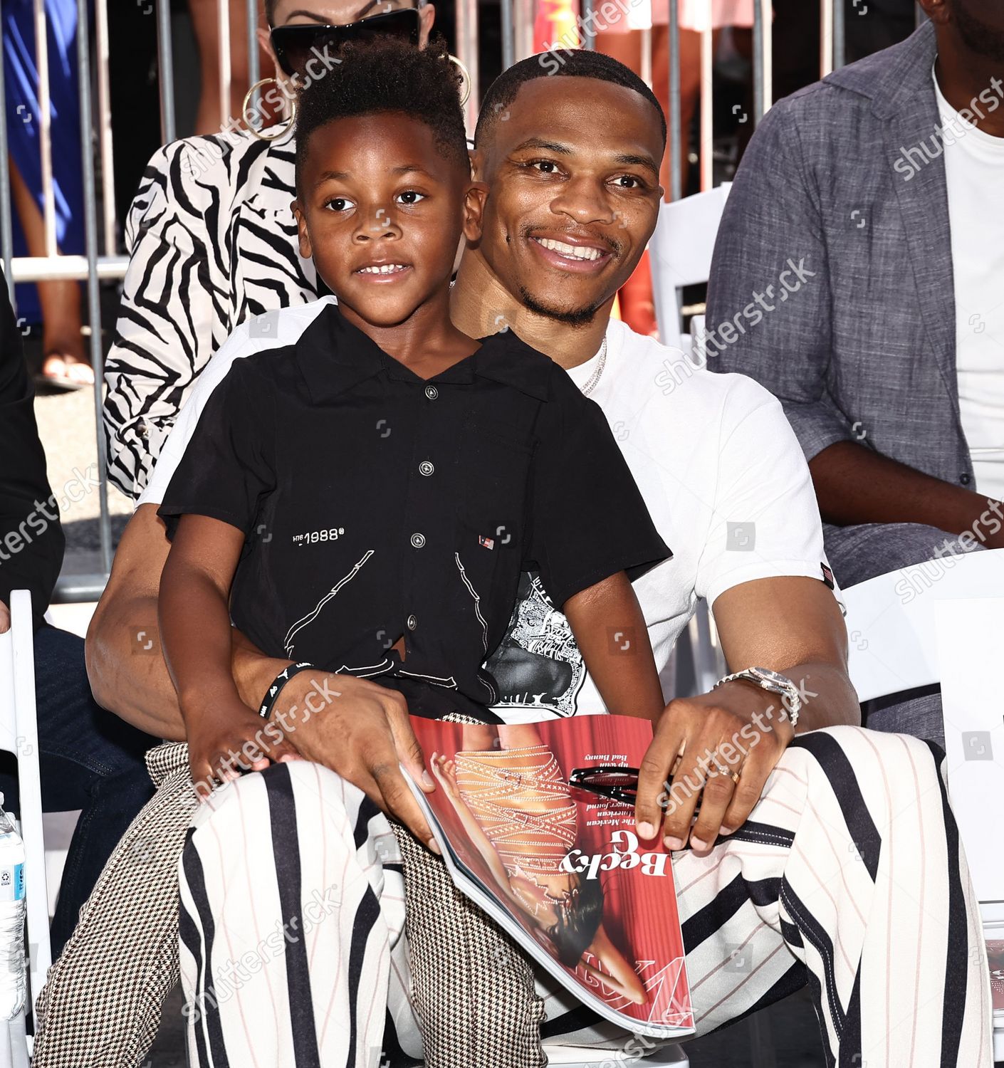 Russell Westbrook Son Editorial Stock Photo Stock Image Shutterstock