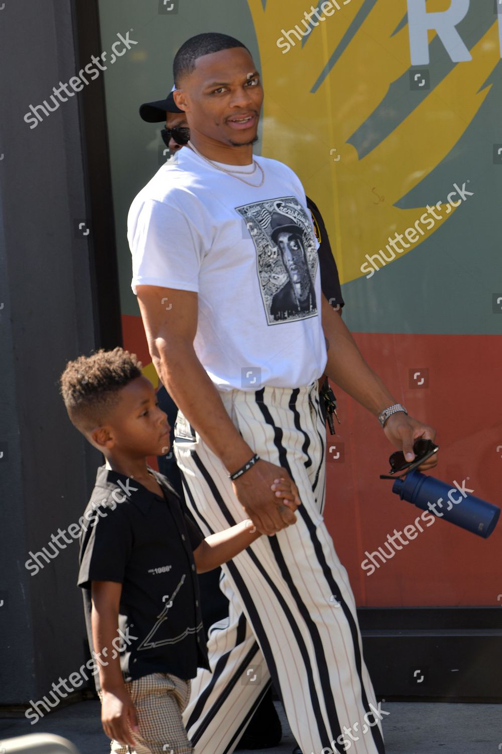 Russell Westbrook Son Noah Editorial Stock Photo Stock Image