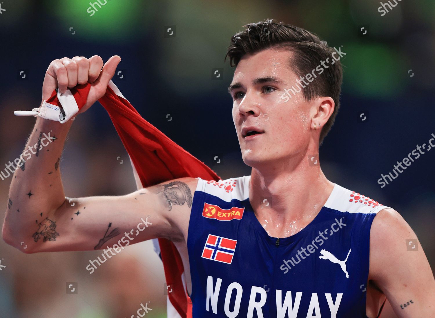 Mens 5000m Final Norways Jakob Ingebrigtsen Editorial Stock Photo ...