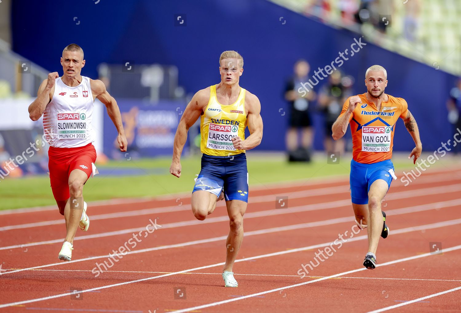 Joris Van Gool Action 100 Meters Editorial Stock Photo Stock Image