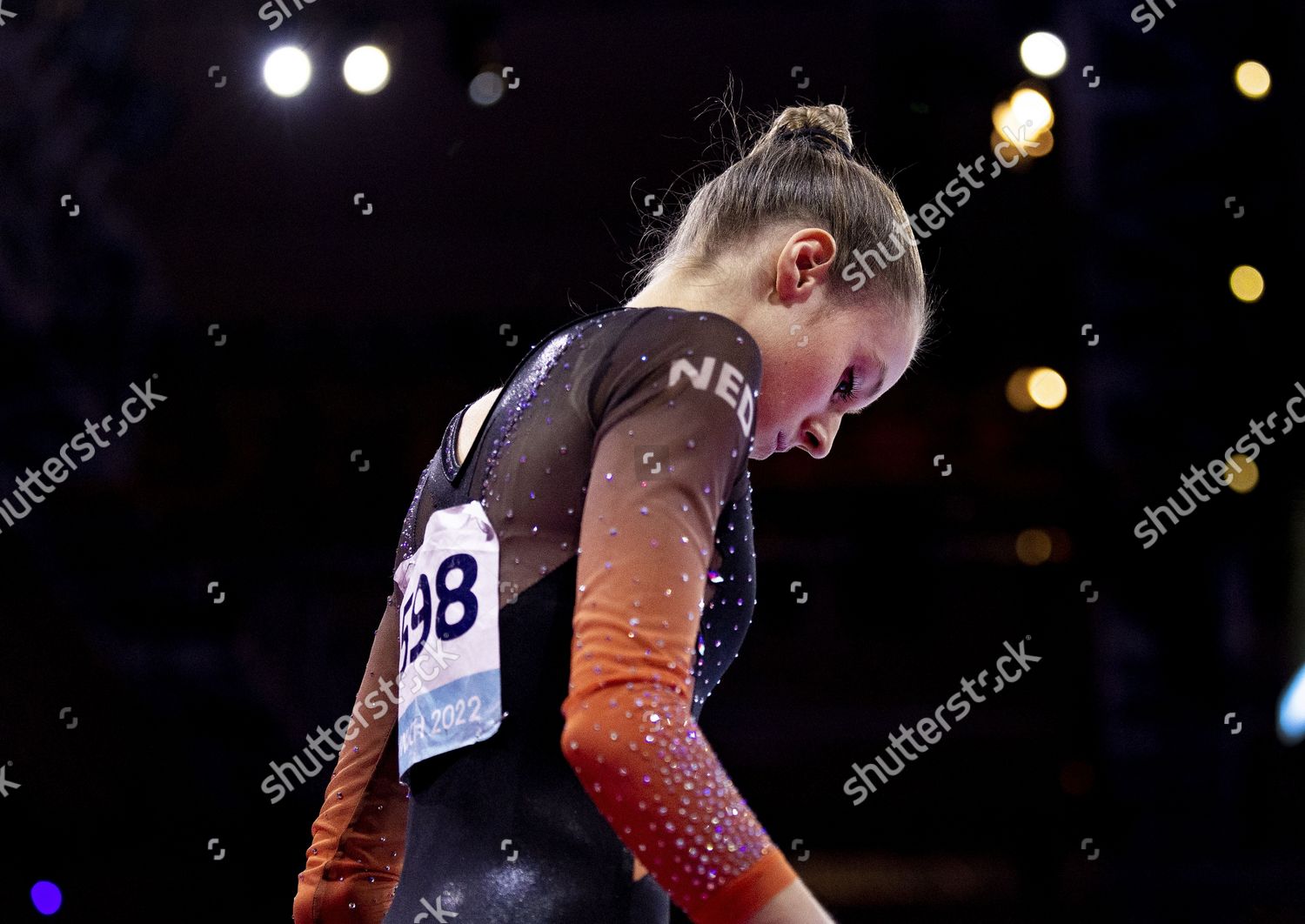 Naomi Visser Action During Apparatus Final Editorial Stock Photo