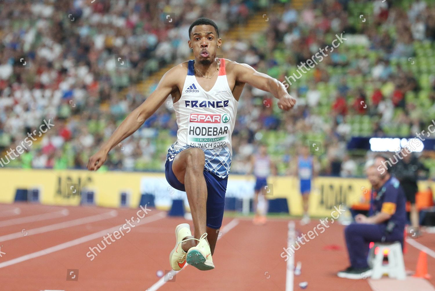 Enzo Hodebar France During Athletics Mens Editorial Stock Photo Stock
