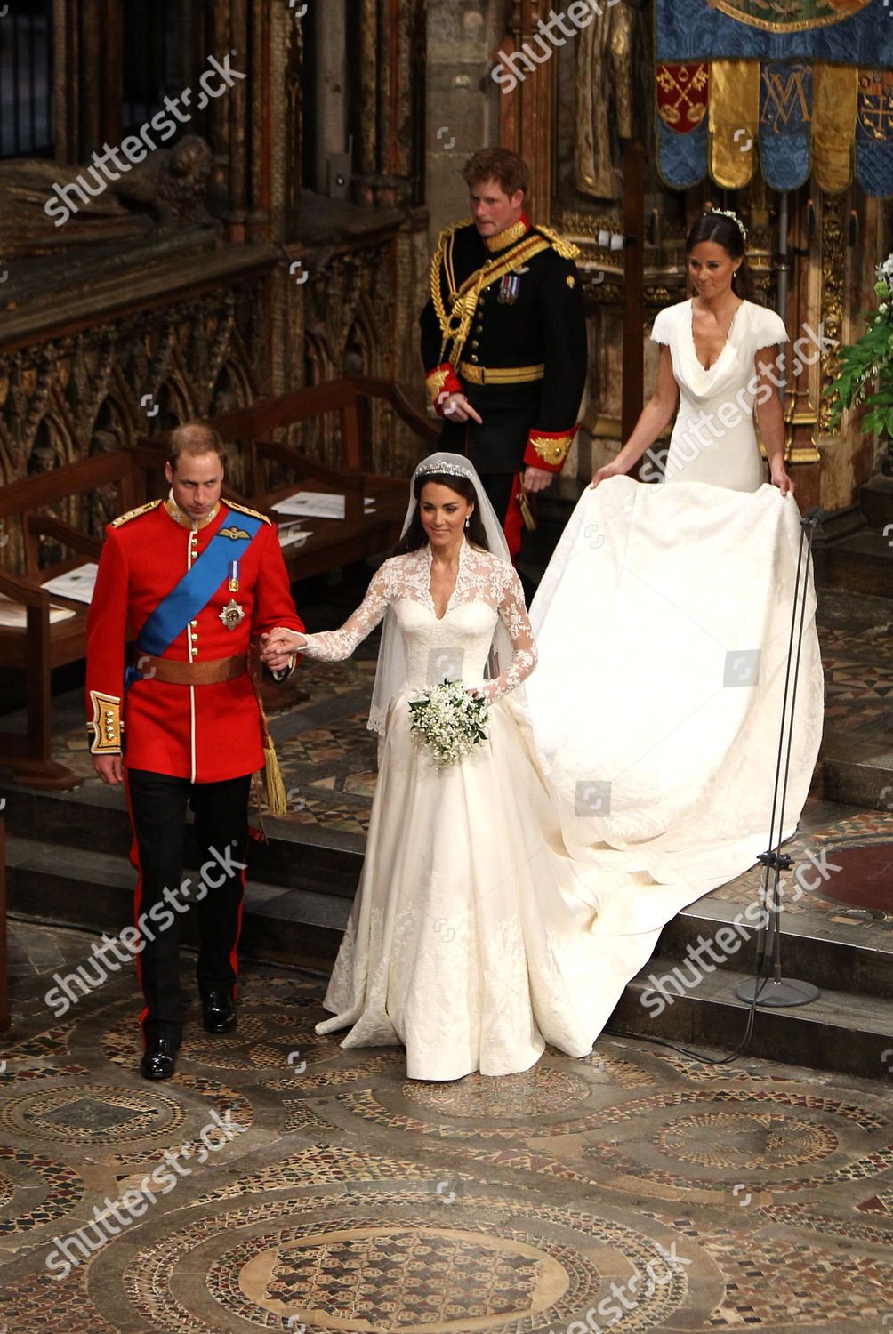 Prince William Catherine Middleton After Signing Wedding Editorial