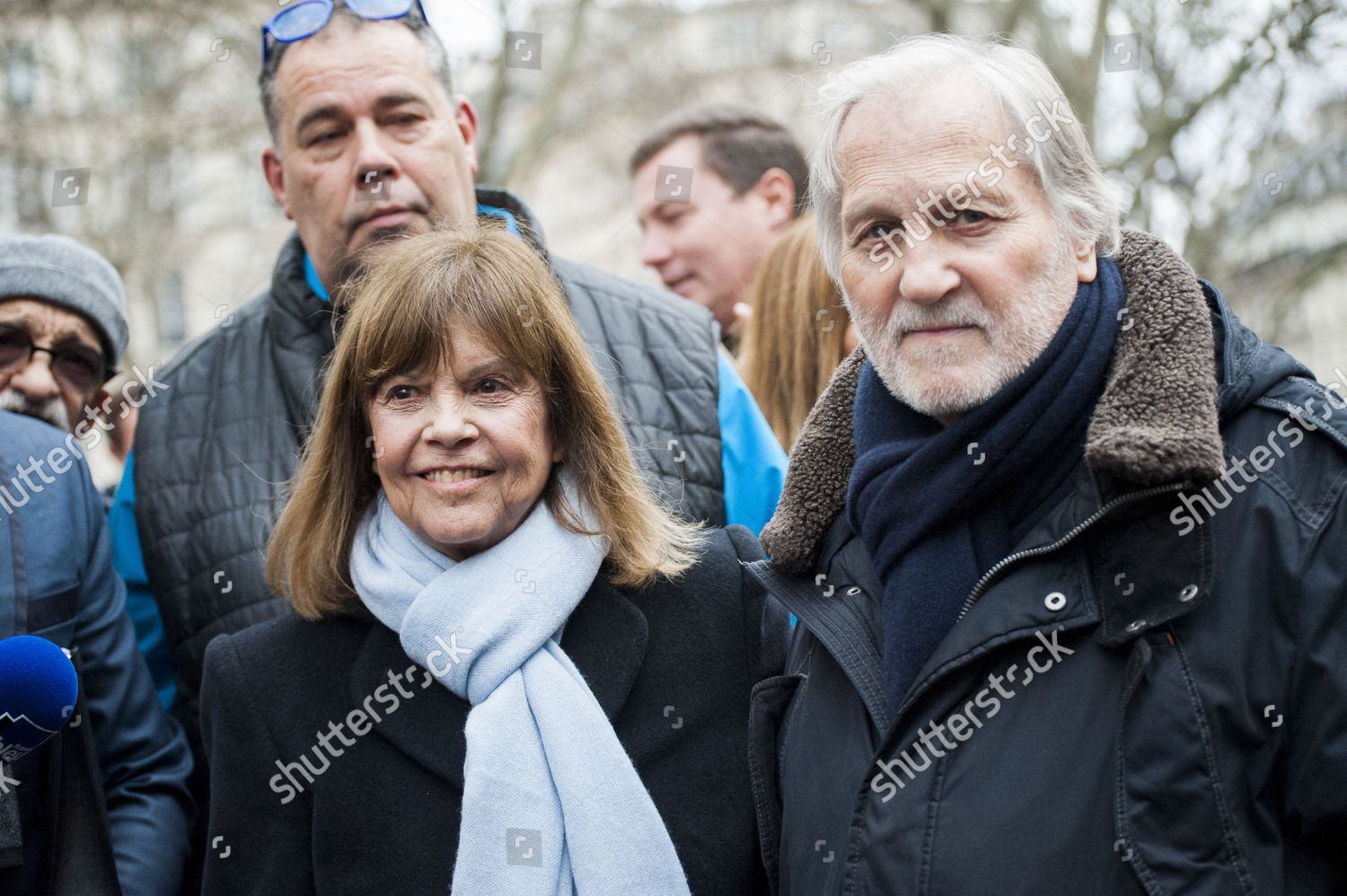 Chantal Goya Jeanjacques Debout Funerals Late Editorial Stock Photo ...