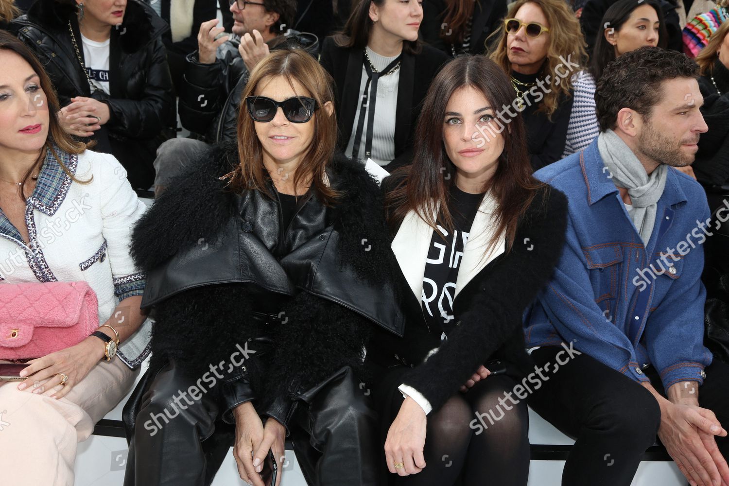 Carine Roitfeld Her Daughter Julia Restoin Editorial Stock Photo ...