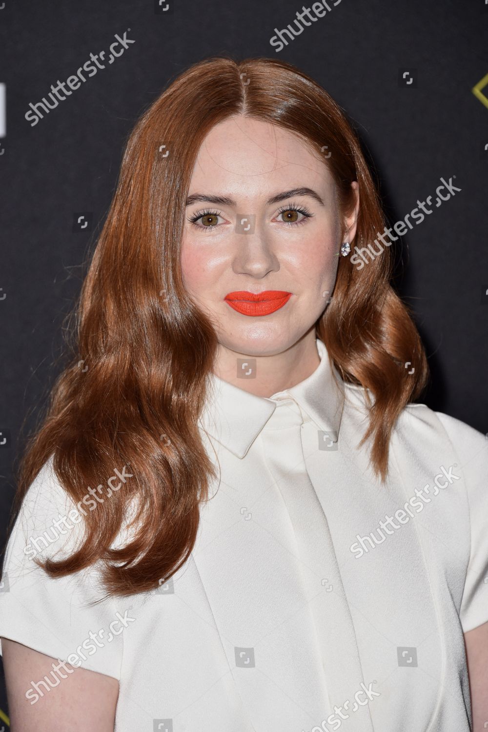 Karen Gillan Attends 2019 E Peoples Editorial Stock Photo - Stock Image ...