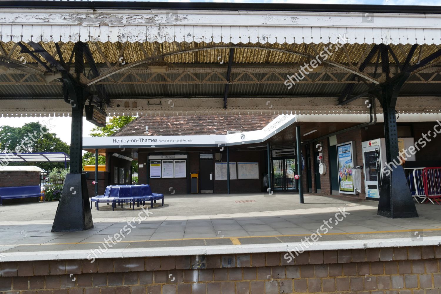 Deserted Henley On Thames Train Station Editorial Stock Photo Stock