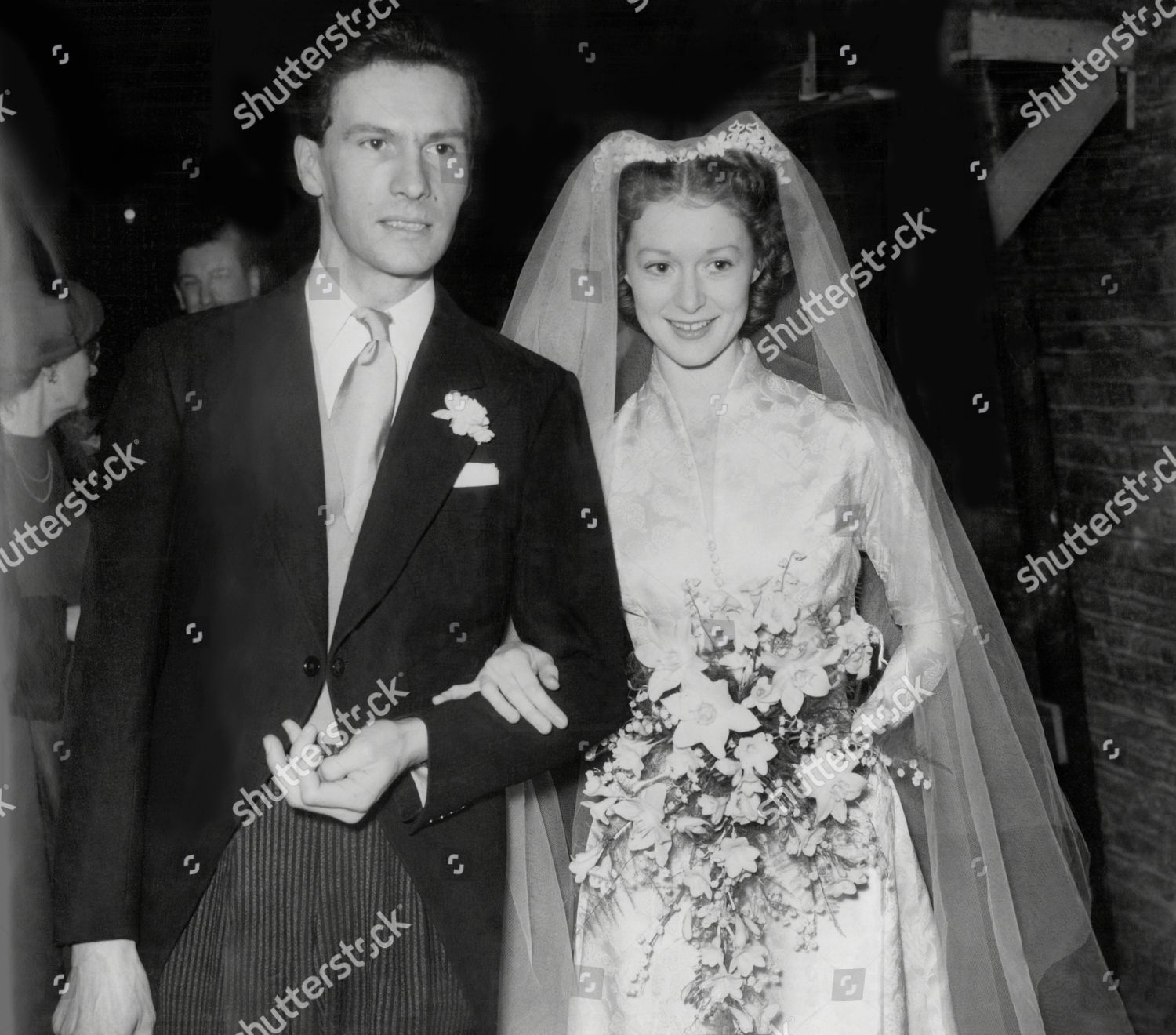 Wedding Moira Shearer Ballet Dancer Actress Ludovic Editorial Stock ...