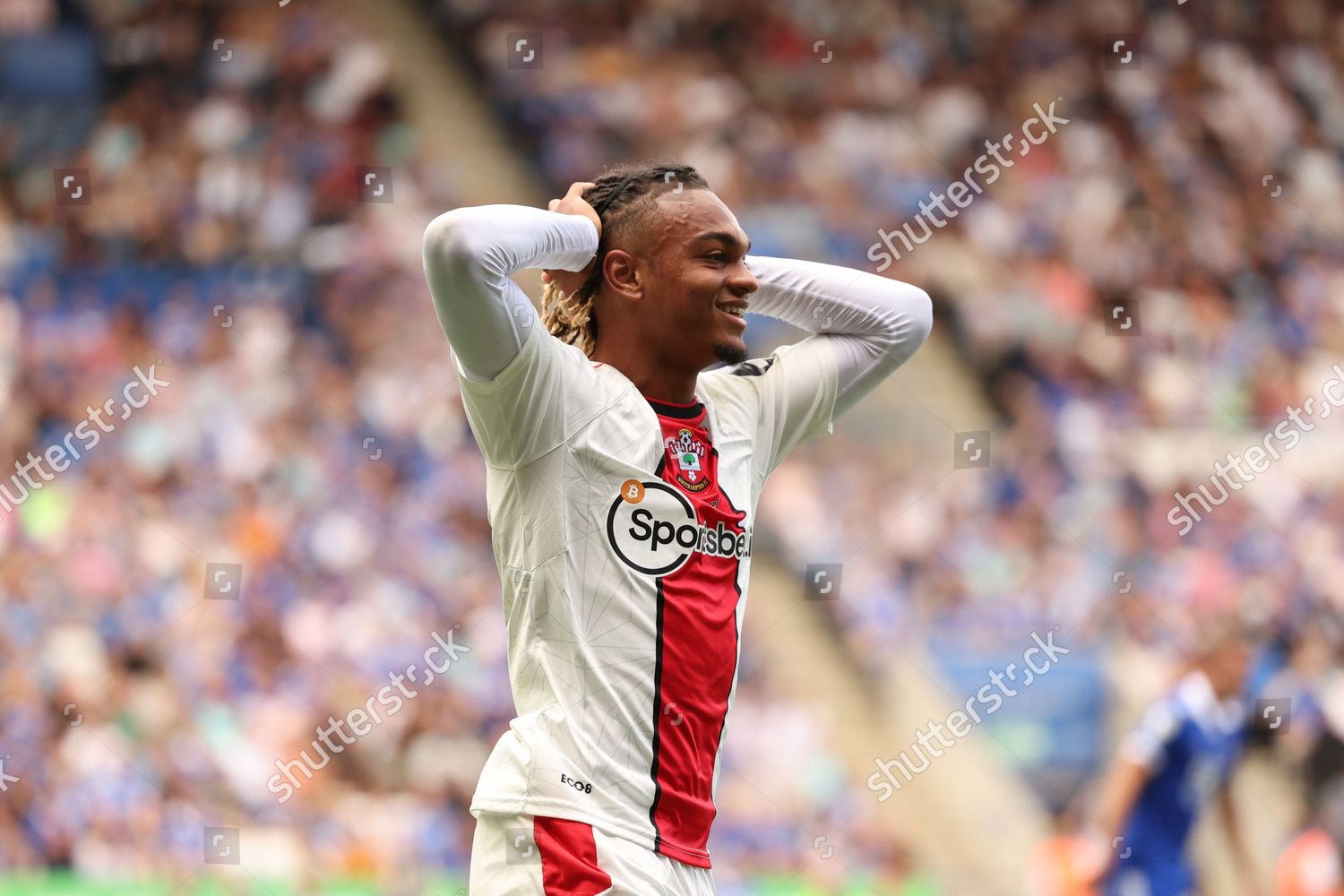 Sekou Mara Southampton Wheels Away Celebrates Editorial Stock Photo ...