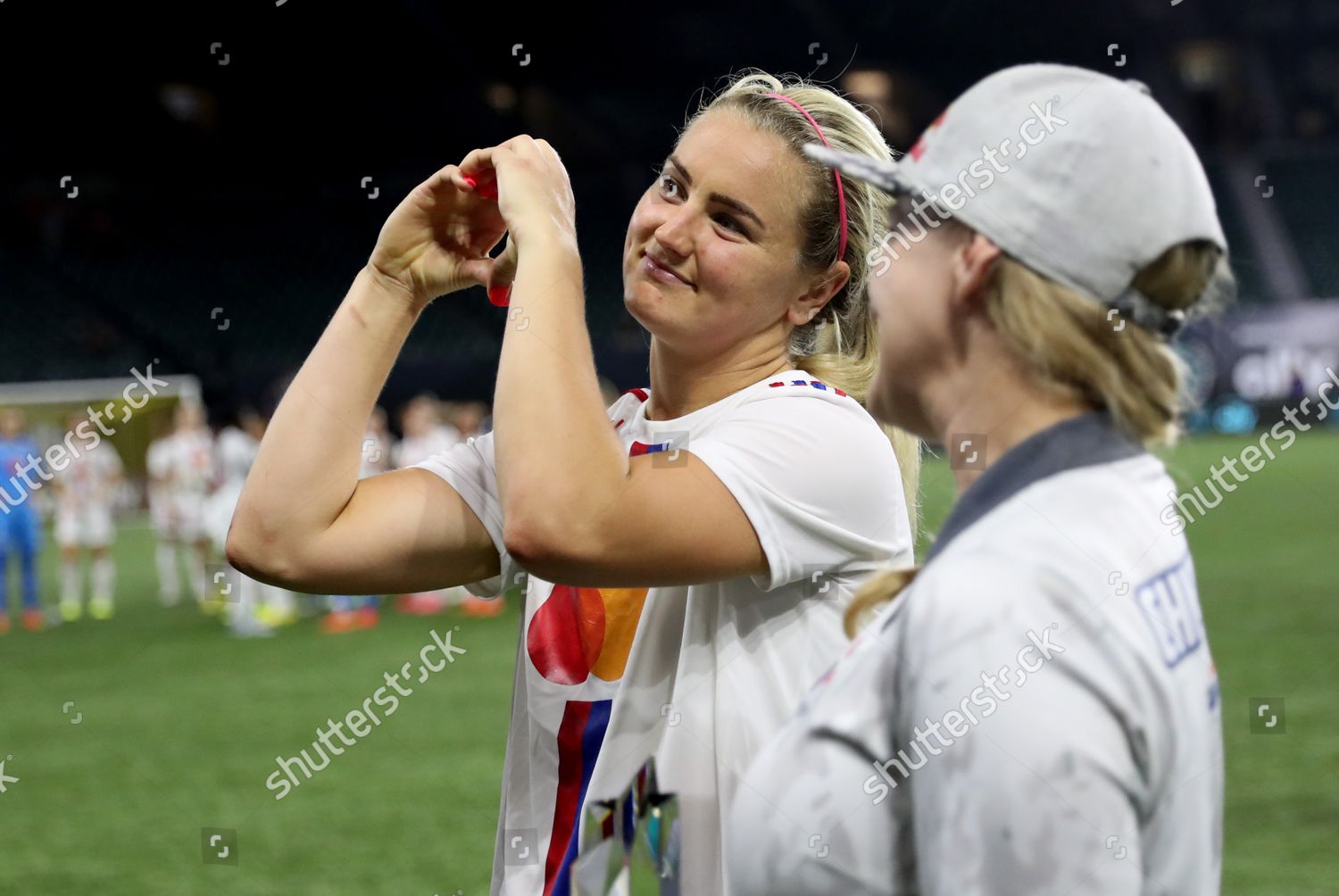 Lindsey Horan Olympique Lyonnais After Match Editorial Stock Photo ...