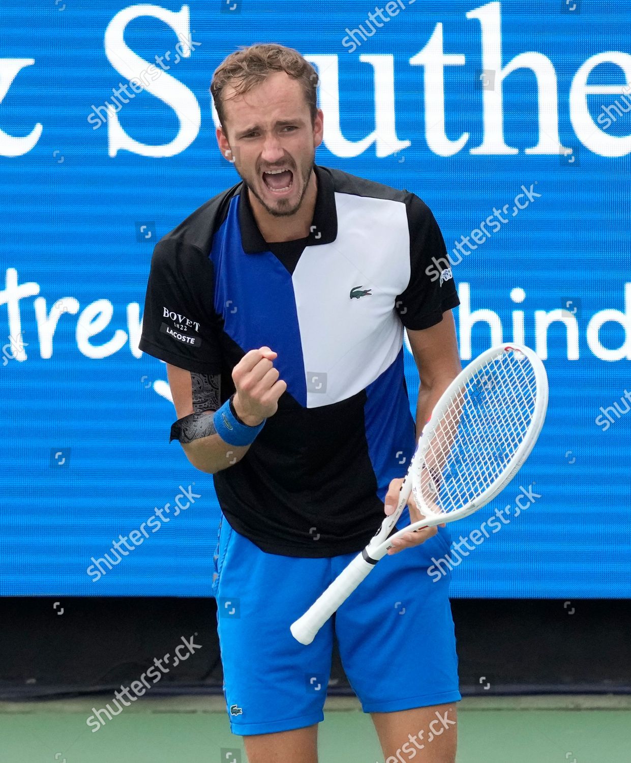 Daniil Medvedev Rus Defeated Taylor Fritz Editorial Stock Photo - Stock ...