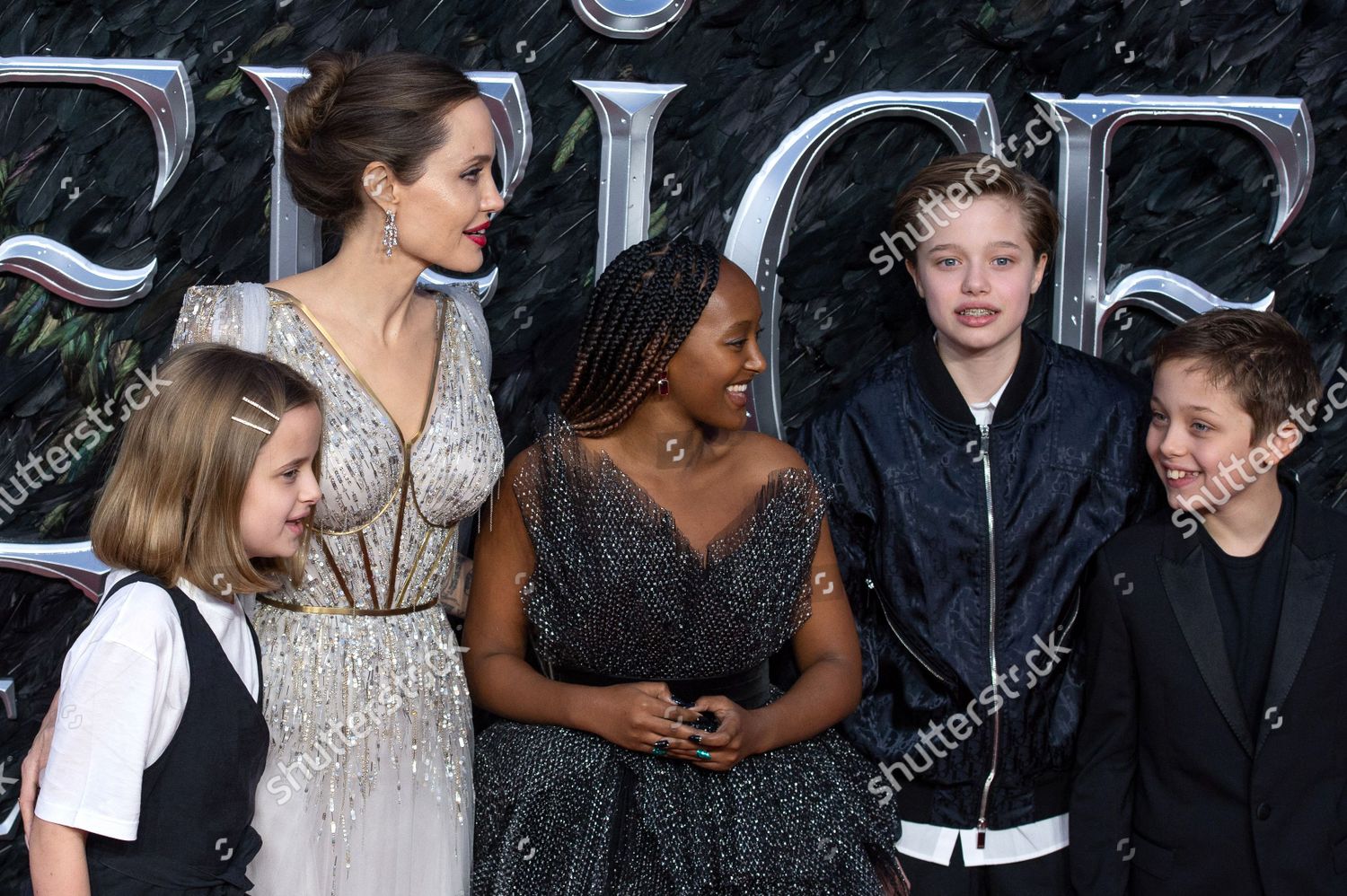 Vivienne Marcheline Joliepitt Angelina Jolie Zahara Editorial Stock
