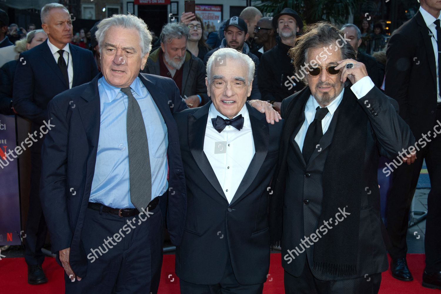 Al Pacino Martin Scorsese Robert De Editorial Stock Photo - Stock Image
