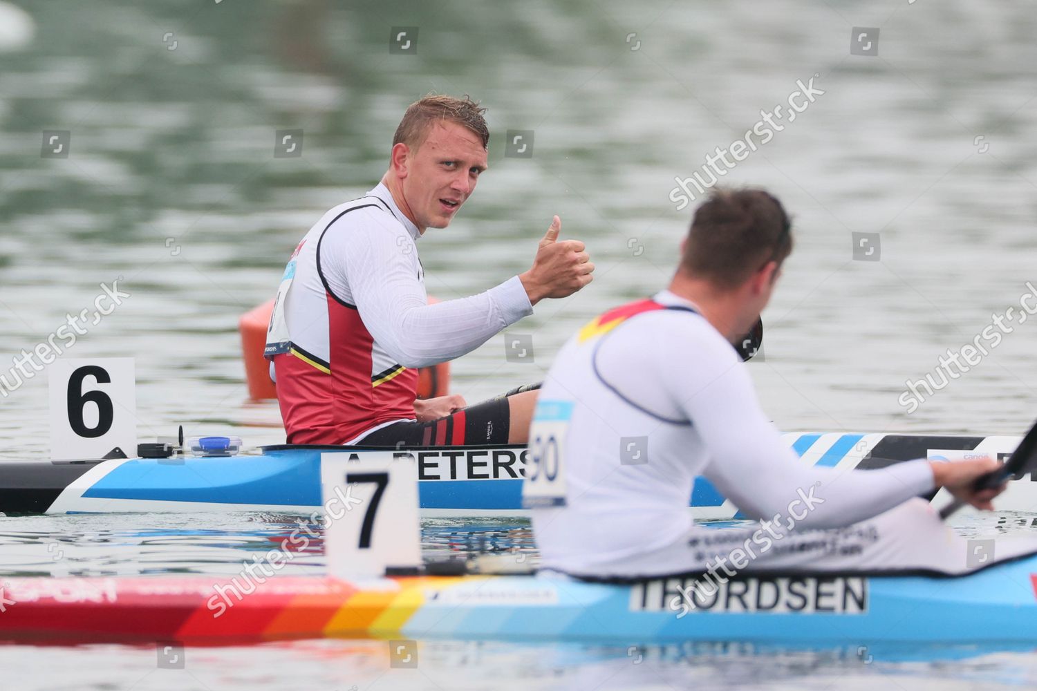 Belgian Kayaker Artuur Peters Winner Bronze Editorial Stock Photo