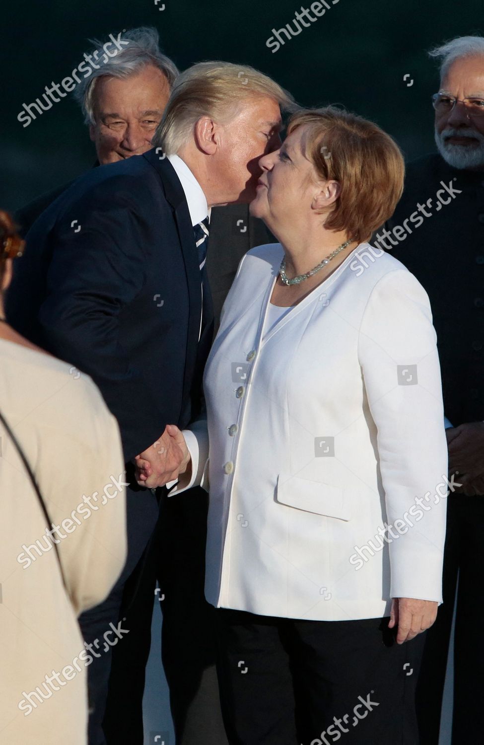 Us President Donald Trump German Chancellor Editorial Stock Photo ...