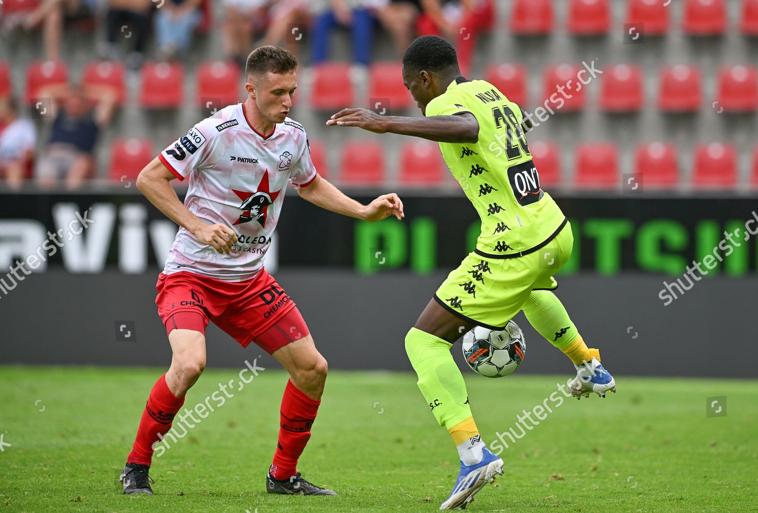 Essevees Oleksandr Drambaiev Charlerois Ken Nkuba Editorial Stock Photo ...