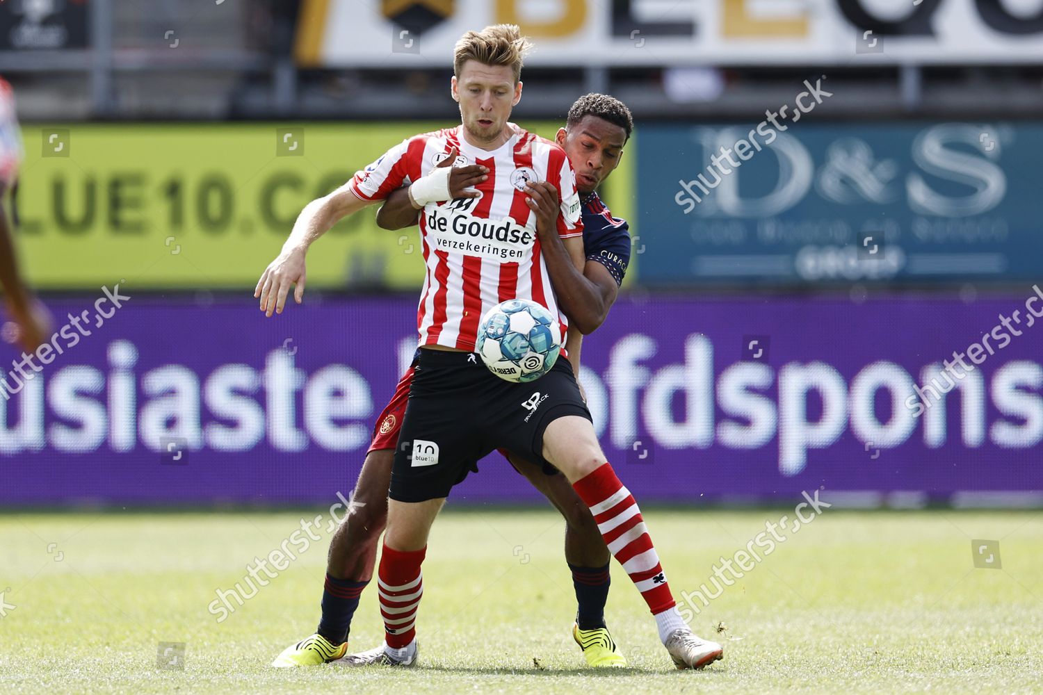 Tobias Lauritsen Sparta Rotterdam Jurrien Timber Editorial Stock Photo ...