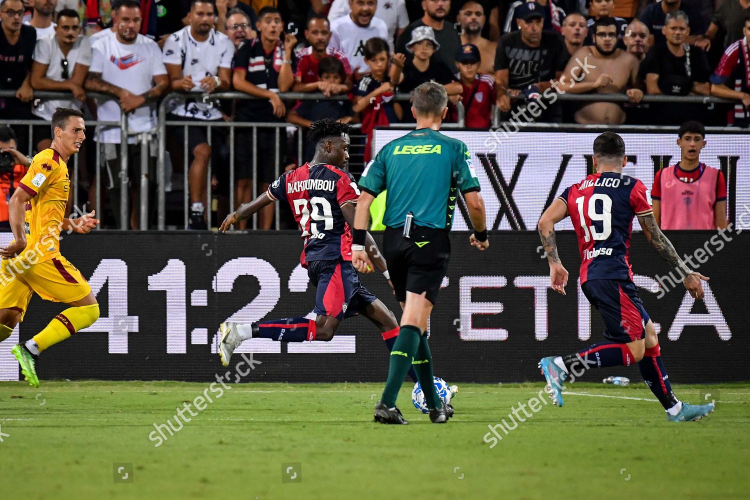 Antoine Makoumbou Cagliari Calcio Editorial Stock Photo - Stock Image ...