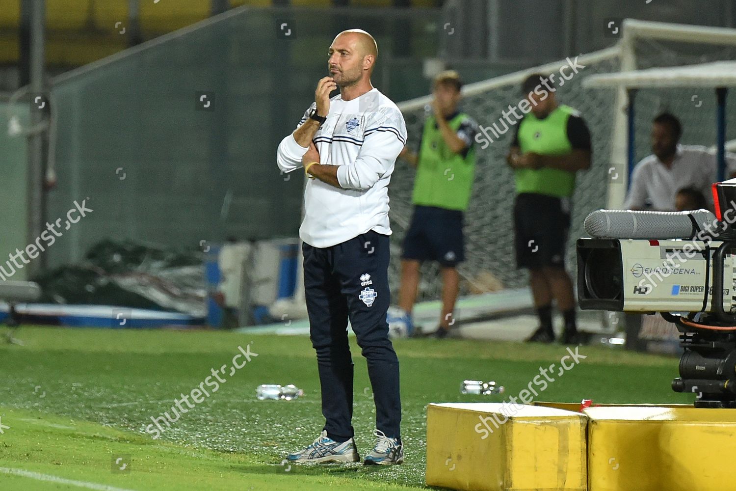 Head Coach Como Massimiliano Guidetti Editorial Stock Photo Stock