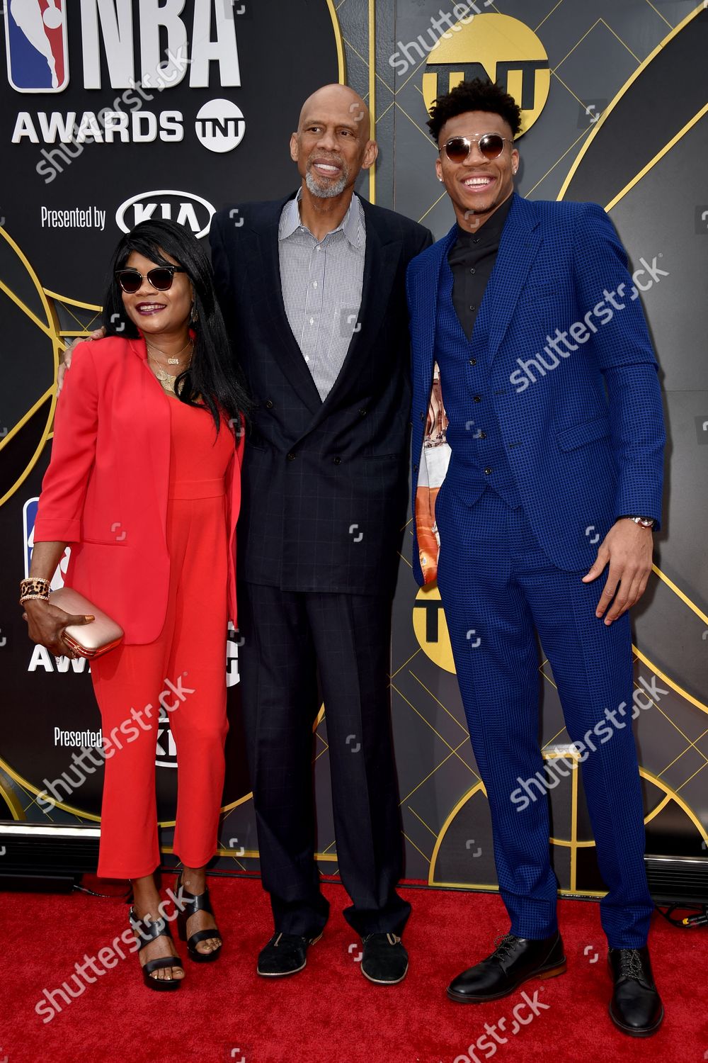 Kareem Abduljabbar Giannis Antetokounmpo Attend 2019 Editorial Stock ...