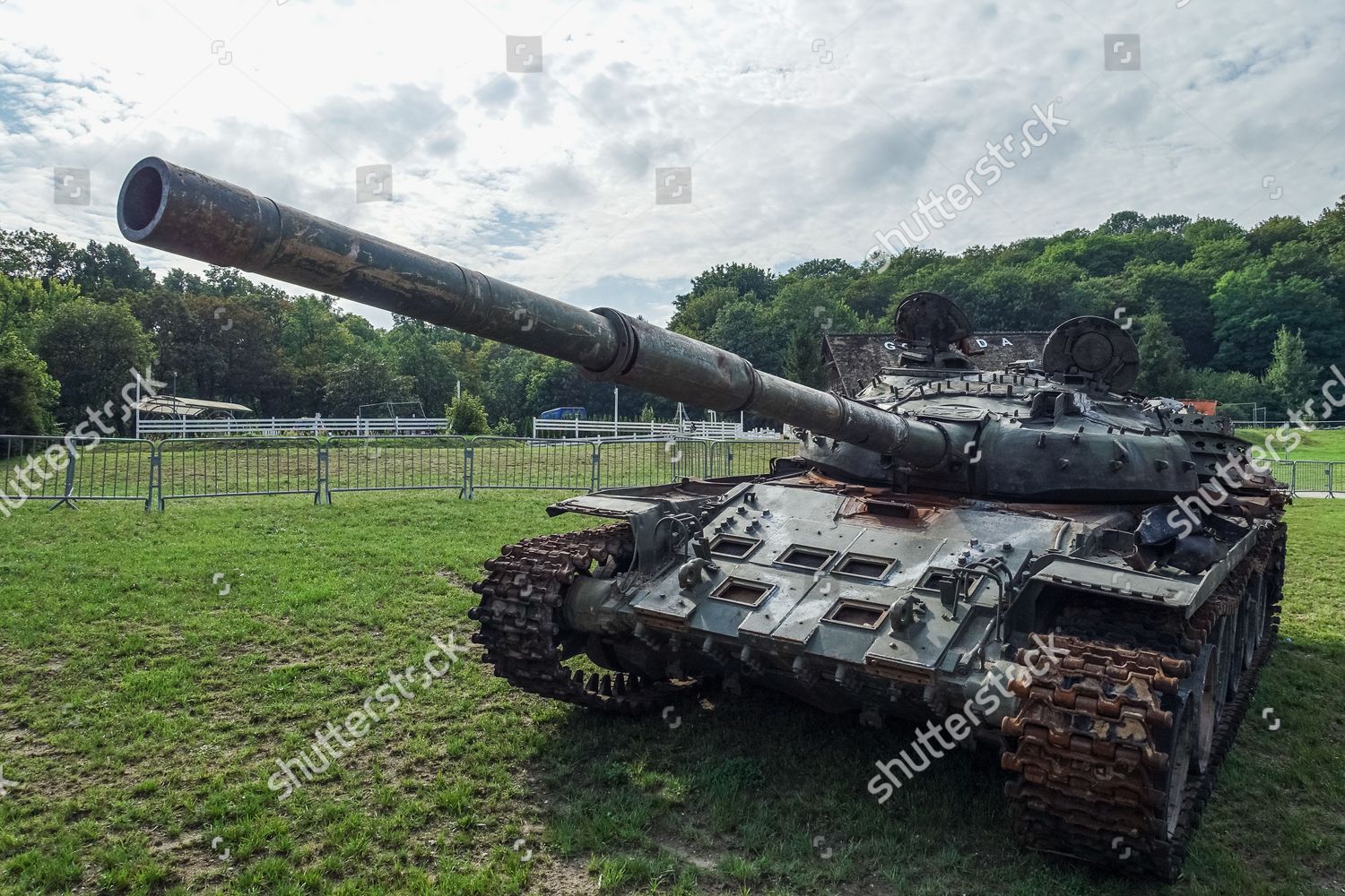 Wrecks Russian Tanks Armored Vehicles Howitzers Editorial Stock Photo ...