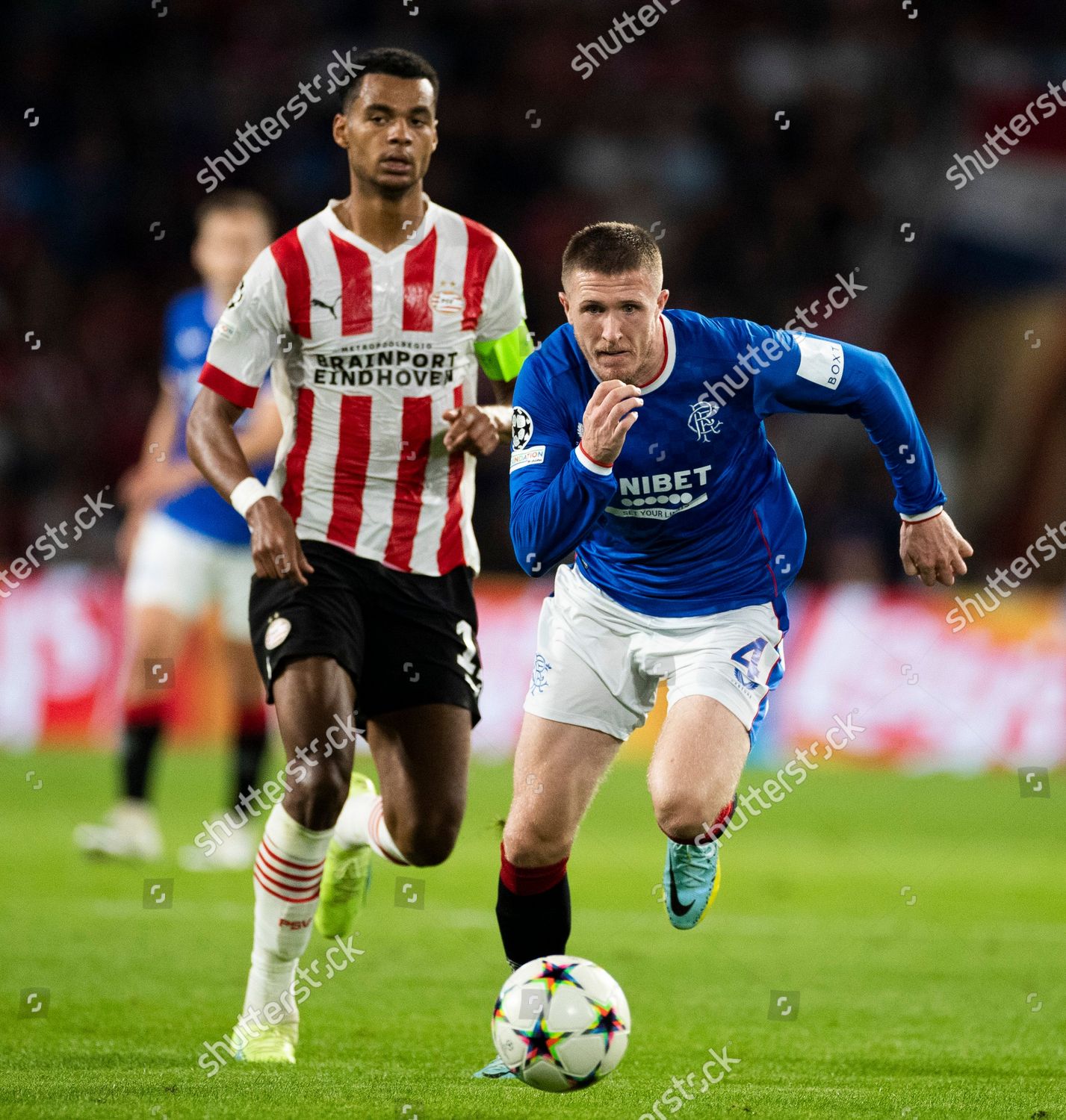 John Lundstram Rangers Cody Gakpo Psv Editorial Stock Photo Stock