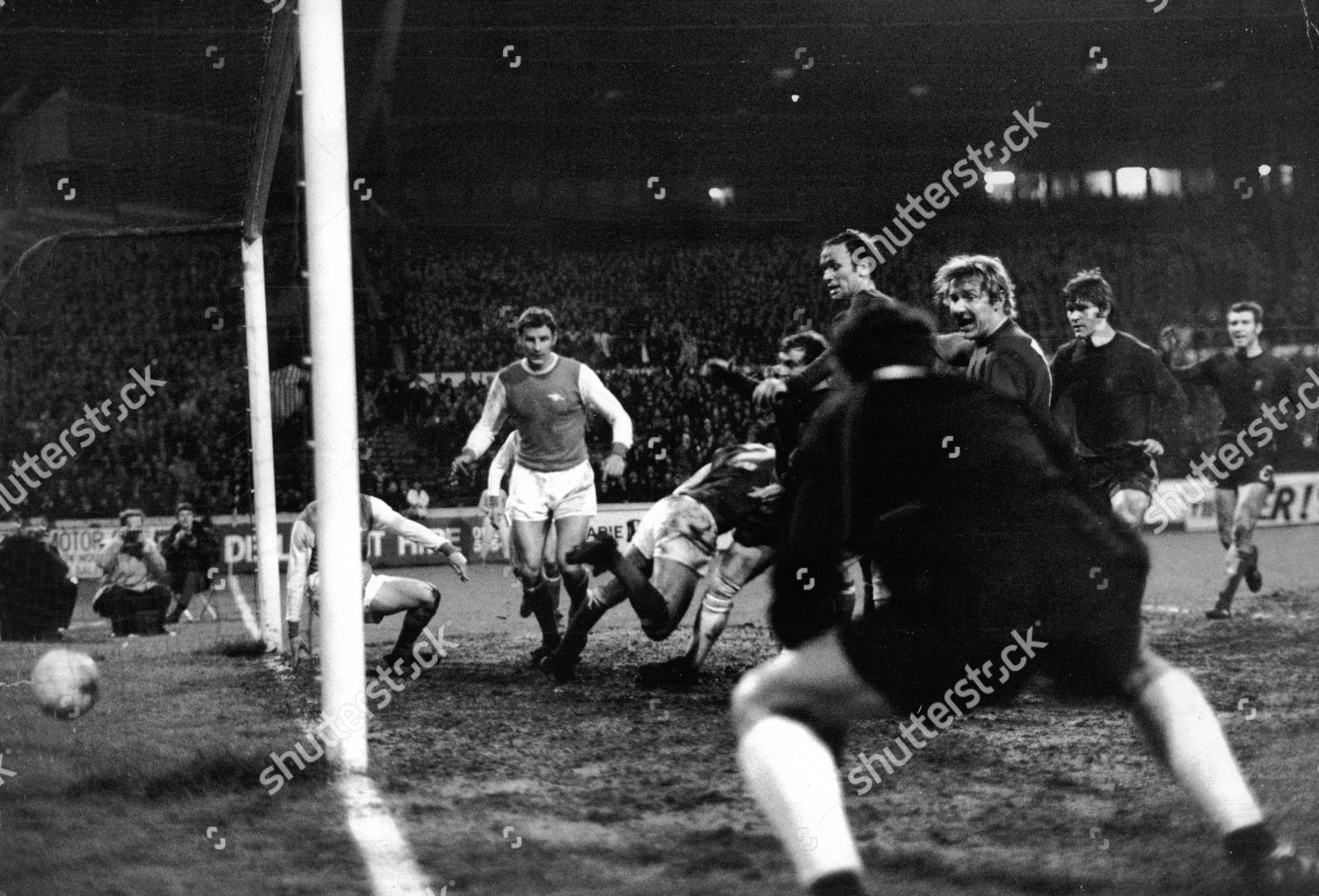 Chelsea V Aresenal 1969 Tommy Baldwin Scores Editorial Stock Photo ...