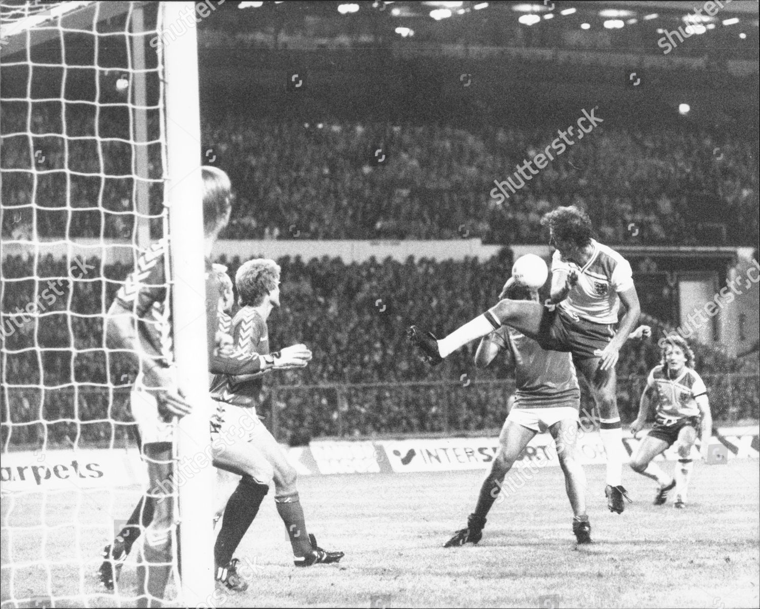 Football Internationals European Nations 1983 England Editorial Stock