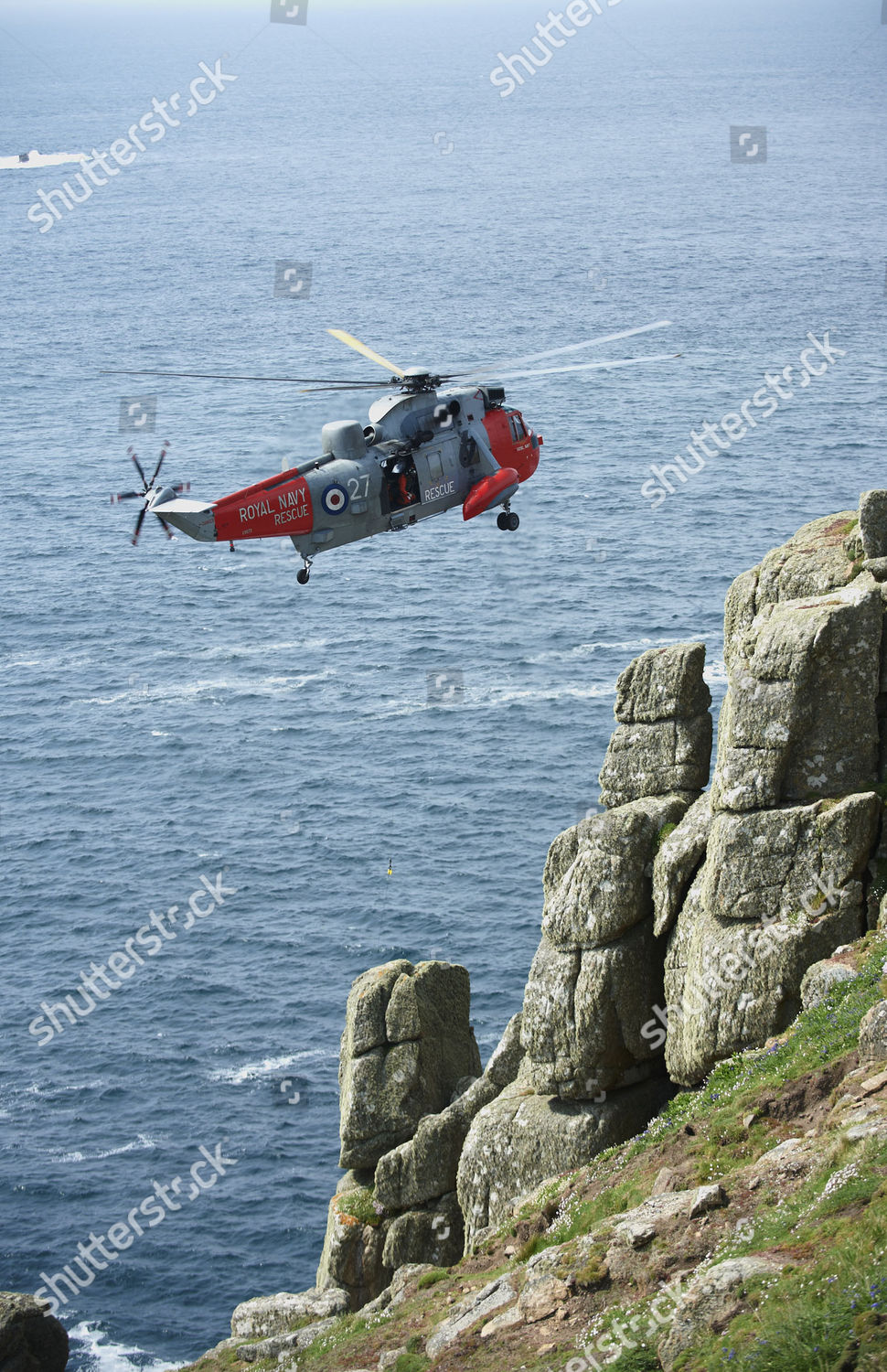 Royal Navy Air Sea Rescue Training Editorial Stock Photo - Stock Image ...