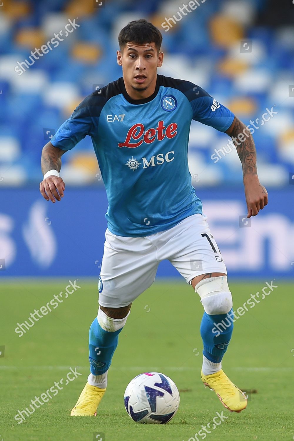 Mathias Olivera Ssc Napoli During Friendly Editorial Stock Photo ...