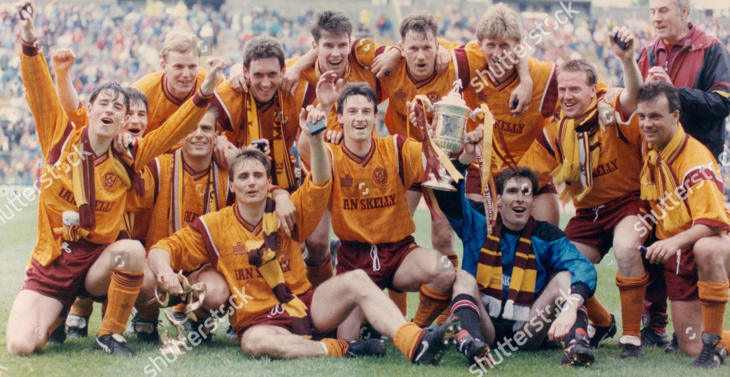 Football 199091 Tennents Scottish Cup Final Motherwell ...
