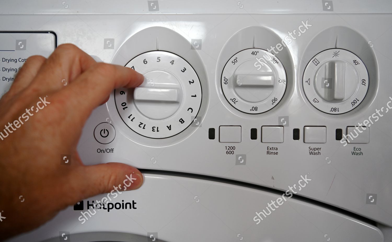 Washing Machine Dials Home London Britain Editorial Stock Photo Stock Image Shutterstock